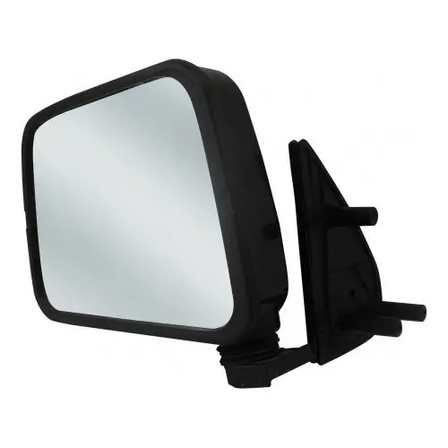 ESPEJO NISSAN Camioneta D21 Mod. 94-08 D22 Mod. 09-15 Negro Texturizado Base Metalica Convexo Economico IZQUIERDO