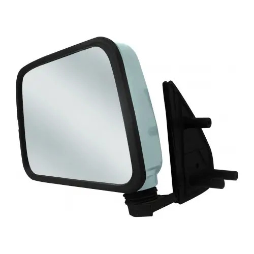 ESPEJO NISSAN Camioneta D21 Mod. 94-08 D22 Mod. 09-15 Cromado Texturizado Base metalica Convexo Economico IZQUIERDO