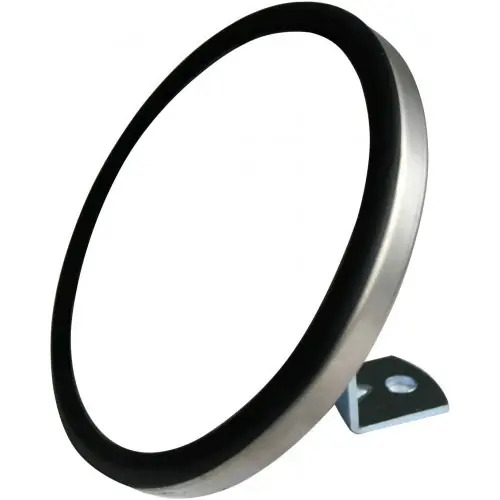 ESPEJO UNIVERSAL CONVEXO 6" CROMADO con base en "L"