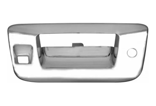 BISEL DE MANIJA EXTERIOR CHEVROLET Camioneta Cheyenne-Silverado-Sierra-Pickup Mod. 07-13 Tapa Trasera Plastico Negro con Hoyo para Cilindro
