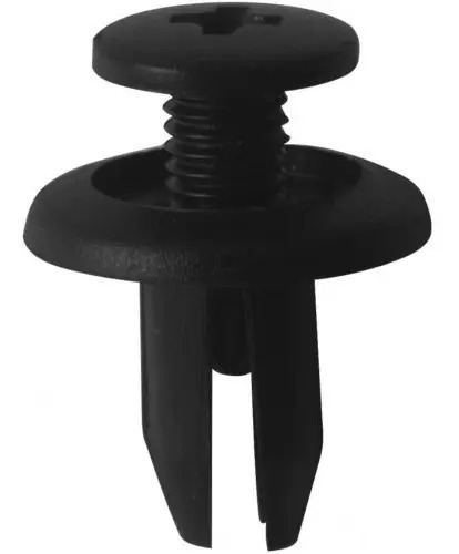 GRAPA CON TORNILLO DE ROSCA UNIVERSAL CHEVROLET-TOYOTA-MAZDA Para Carroceria L=12 mm Ø=9/32" (7 mm) C=15 mm (20 pzas)