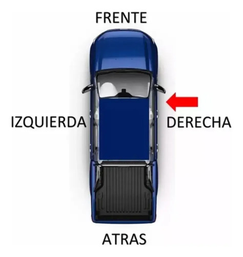 CHICOTE CERRADURA PUERTA CHEVROLET Silverado Mod. 07-11 Largo (66 cm) NACIONAL