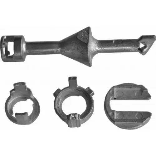 PATA PARA CILINDRO PUERTA BMW Camioneta Kit 4 Piezas Espiga L=7 cm. IZQUIERDO