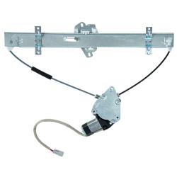 ELEVADOR DE CRISTAL HD CIVIC 01-05 ELECTRICO SEDAN 2 PINS CON MOTOR TWN HUSHAN 72210-S5A-G01 Derecho Delantera