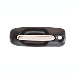 MANIJA EXTERIOR CR VOYAGER/TOWN & COUNTRY DG CARAVAN 01-07 CON HOYO PARA LLAVE LISA PARA PINTAR NEGRA/CROMO PLASTICO TWN HUSHAN Izquierdo Delantera