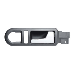 MANIJA INTERIOR VW BEETLE 98-11 CON HOYO PARA SEGURO Y CONTROL ESPEJO NEGRA/CROMO PLASTICO TWN HUSHAN 1C1837114M1QA Derecho Delantera