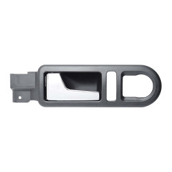 MANIJA INTERIOR VW BEETLE 98-11 CON HOYO PARA SEGURO Y CONTROL ESPEJO NEGRA/CROMO PLASTICO TWN HUSHAN 1C1837113E2AQ Izquierdo Delantera