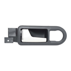 MANIJA INTERIOR VW GOLF 00-06/JETTA A4 99-07/CLASICO 08-15 CON HOYO PARA CONTROL ESPEJO NEGRA/CROMO PLASTICO VIDRIO ELECTRICO TWN HUSHAN 3B1837113LB41 Izquierdo Delantera