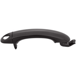 MANIJA EXTERIOR VW TOUAREG 04-10 CON HOYO PARA LLAVE LISA PARA PINTAR NEGRA PLASTICO TWN HUSHAN Izquierdo Delantera