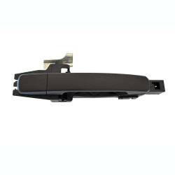 MANIJA EXTERIOR NS SENTRA 07-12 SIN HOYO PARA LLAVE/SIN HOYO PARA SENSOR CON BASE LISA PARA PINTAR NEGRA PLASTICO TWN HUSHAN 80606-ET02A Derecho Delantera