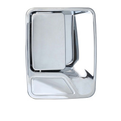 MANIJA EXTERIOR FD SUPER DUTY F-250/F-350/F-450/F-550 99-16/EXCURSION 00-07 SIN HOYO PARA LLAVE CROMADA PLASTICO TWN HUSHAN Derecho Delantera/Trasera