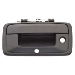 MANIJA DE TAPA CV CHEYENNE/SILVERADO GM SIERRA CV PICK UP 14-15 CON HOYOS PARA LLAVE Y CAMARA CORRUGADA NEGRO PLASTICO TWN HUSHAN 23128692