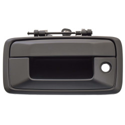 MANIJA DE TAPA CV CHEYENNE/SILVERADO GM SIERRA CV PICK UP 14-15 CON HOYO PARA LLAVE Y SIN HOYO PARA CAMARA LISA NEGRA PLASTICO TWN HUSHAN 23128693-PTM