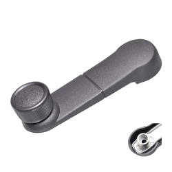 MANIJA DE ELEVAR FD F-150/F-250/F-350 87-14/LOBO 87-04/RANGER 89-92/BRONCO 87-96/BRONCO II 89-90/EXPLORER 91-94/ECONOLINE 92-14/TOPAZ 88-94/MUSTANG 87-93/THUNDERBIRD MR COUGAR 87-89 PERILLA NEGRA VASTAGO CORTO ZINC CON PLASTICO NEGRO REMACHE DE METAL/REFUERZO DE ZINC TWN HUSHAN