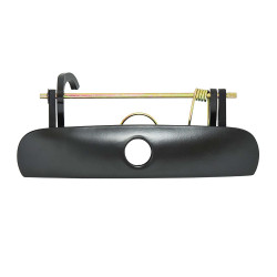 MANIJA EXTERIOR VW POLO 5P HATCHBACK 03-07 CON HOYO PARA LLAVE 5TA PUERTA LISA NEGRO ZINC TWN HUSHAN 6Q6827565CGRU
