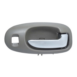MANIJA INTERIOR CR CIRRUS 01-06 CON HOYO PARA SEGURO GRIS CLARO/CROMADO PLASTICO TWN HUSHAN US261L5AA Derecho Delantera