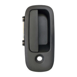 MANIJA EXTERIOR CV EXPRESS VAN GM SAVANA 10-18 CON HOYO PARA LLAVE CORRUGADA NEGRA PLASTICO TWN HUSHAN Derecho Trasera Puerta lateral abatible
