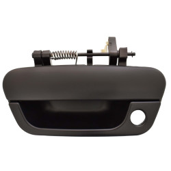 MANIJA EXTERIOR CV SPARK 11-17/BEAT HATCHBACK/SEDAN 17-20 CON HOYO PARA LLAVE LISA PARA PINTAR NEGRA PLASTICO TWN HUSHAN 95227886 Izquierdo Delantera