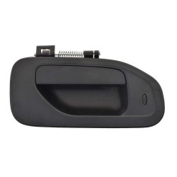 MANIJA EXTERIOR NS URVAN 14-18 SIN HOYO PARA LLAVE CORRUGADA NEGRA PLASTICO TWN HUSHAN 80606-3XA0A Derecho Delantera