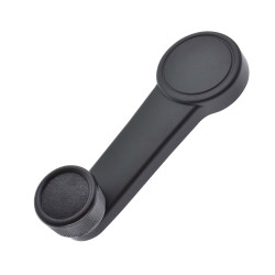 MANIJA DE ELEVAR FD FIESTA 97-10/KA 01-08/IKON 01-15/FOCUS 00-11/ECOSPORT 04-12/COURIER 01-12/FIGO 16-20/RANGER 13-20 BASE DE ZINC PERILLA NEGRA ZINC CON PLASTICO NEGRO REMACHE DE METAL TWN HUSHAN 2M55-A23342AA-3YY-ME
