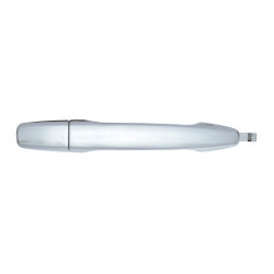 MANIJA EXTERIOR MT LANCER 08-16/OUTLANDER 07-18 SIN HOYO PARA LLAVE/SIN HOYO PARA SENSOR CROMADA PLASTICO TWN HUSHAN Derecho Delantera