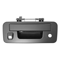 MANIJA DE TAPA NS TITAN 13-15 CON HOYO PARA LLAVE / CON HOYO PARA CAMARA LISA NEGRA PLASTICO TWN HUSHAN 90606-9FM1A-PRIMED B