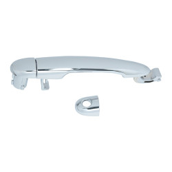 MANIJA EXTERIOR RN CLIO EURO 07-09 CON Y SIN HOYO PARA LLAVE CROMADA PLASTICO TWN HUSHAN Derecho/Izquierdo Delantera/Trasera