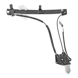ELEVADOR DE CRISTAL DG NEON 00-02 ELECTRICO 2 PINS CON MOTOR ENCHUFE GRIS TWN HUSHAN 5015216AD Derecho Delantera