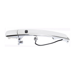 MANIJA EXTERIOR NS X-TRAIL 08-14/MURANO 04-08 IN FX35/G35 03-07 SIN HOYO PARA LLAVE CON SENSOR 2 PINS CROMO PLASTICO TWN HUSHAN 80640-CL00A Derecho Delantera
