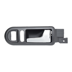 MANIJA INTERIOR VW PASSAT 01-05 CON HOYO PARA SEGURO Y CRISTAL NEGRA/CROMO PLASTICO TWN HUSHAN 3B1837114AA2AQ Derecho Delantera