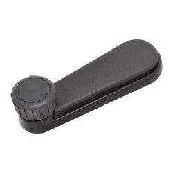 MANIJA DE ELEVAR VW GOLF 88-92/JETTA A2 87-92/POLO 82-94/COMBI 87-03 PERILLA NEGRA PARA TORNILLO NEGRO REMACHE DE PLASTICO BRA