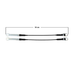 CABLES DE TAPA JUEGO 2 PIEZAS 55 CM TWN HUSHAN Derecho/Izquierdo