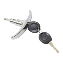 MANIJA EXTERIOR VW COMBI 60-86 CON HOYO PARA LLAVE 5TA PUERTA CROMO ZINC BRA