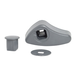 MANIJA INTERIOR RN CLIO 02-10/KANGOO 04-18 GRIS PLASTICO PARA RECLINAR ASIENTO BRA Izquierdo Delantera