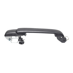 MANIJA EXTERIOR VW GOLF 93-99/JETTA A3 93-98/POINTER 4P 97-99/CABRIO 93-02 PATA CORTA CORRUGADA NEGRA PLASTICO BRA 377.837.206 Derecho/Izquierdo Delantera/Trasera