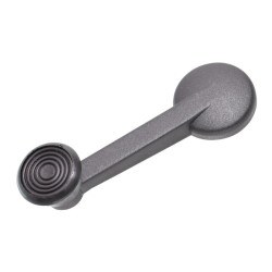 MANIJA DE ELEVAR VW SEDAN 77-03 PERILLA NEGRA RAYADA ZINC CON PLASTICO BRA 113.837.581.3