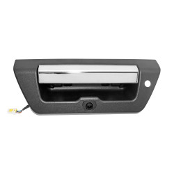 MANIJA DE TAPA FD LOBO 15-17 FD F-150 15-17 CON HOYO PARA LLAVE CON CAMARA INTEGRADA C/CABLEADO P/ADAPTAR 8MTS CORRUGADA NEGRA/CROMO PLASTICO TWN HUSHAN Trasera Tapa caja