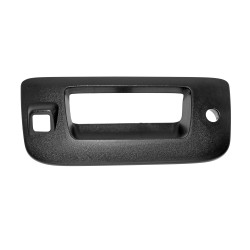 MANIJA DE TAPA CV PICK UP/CHEYENNE/SILVERADO GM SIERRA 07-13 CON HOYO PARA LLAVE / CON HOYO PARA CAMARA SOLO BISEL CORRUGADA NEGRA PLASTICO TWN HUSHAN 22755304