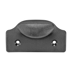 MANIJA DE TAPA FD COURIER 01-10 GANCHO SUJETADOR 1 PIEZA CORRUGADA NEGRO PLASTICO BRA GENERICA Derecho/Izquierdo Trasera Tapa caja