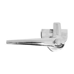BROCHE VENTANILLA VW COMBI/SEDAN 59-70 MEX CROMADO BRA 1 PIEZA GENERICA Derecho Delantera