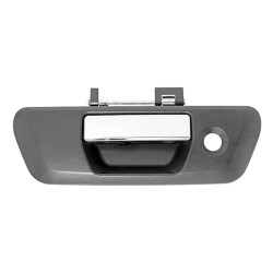 MANIJA DE TAPA NS NP300/FRONTIER 16-22 CON HOYO PARA LLAVE CROMADA/NEGRA PLASTICO TWN HUSHAN 90606-4JG0B