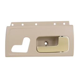 MANIJA INTERIOR LC TOWN CAR EXECUTIVE 03-11 CON HOYO PARA CONTROL DE ASIENTO CON BASE BEIGE/DORADO PLASTICO TWN HUSHAN Derecho Delantera
