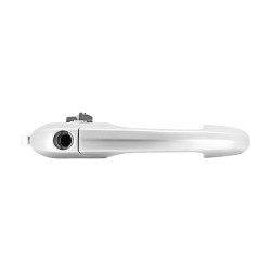 MANIJA EXTERIOR AR 147 00-10 CON HOYO PARA LLAVE SIN SENSOR LISA PLATA PLASTICO TWN HUSHAN 15607357 Derecho Delantera