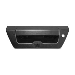 MANIJA DE TAPA FD LOBO 15-17 FD F-150 15-17 CON HOYO PARA LUZ LED CON CAMARA INTEGRADA C/CABLEADO P/ADAPTAR 8MTS CORRUGADA NEGRA PLASTICO TWN HUSHAN Trasera Tapa caja