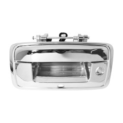 MANIJA DE TAPA CV CHEYENNE/SILVERADO GM SIERRA CV PICK UP 16-18 CON HOYOS PARA LLAVE Y CAMARA CROMO PLASTICO TWN HUSHAN
