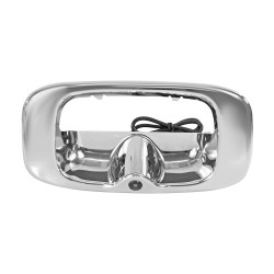 MANIJA DE TAPA CV SILVERADO GM SIERRA CV CHEYENNE 99-06 SOLO BISEL CON CAMARA INTEGRADA C/CABLEADO P/ADAPTAR 8MTS CROMADA PLASTICO TWN HUSHAN