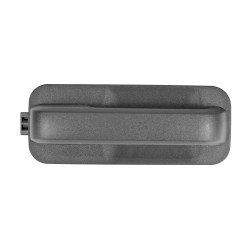 MANIJA EXTERIOR FD F-150/F-250/LOBO 15-20/SUPER DUTY 17-20 SIN HOYO PARA LLAVE SIN SENSOR CORRUGADA NEGRA PLASTICO TWN HUSHAN FL3Z-1522404-AH/FL3Z-1522404-AA Derecho Delantera/Trasera