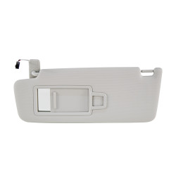 VISERA VW PASSAT 16-19/T-CROSS 20-23/JETTA 19-22/GOLF SPORTWAGEN/GTI 14-20 CON GANCHO 1 PIEZA CON ESPEJO GRIS CLARO PLASTICO 2 PINS CHIN CHN TIPO ORIGINAL 5GG857551 Izquierdo Delantera
