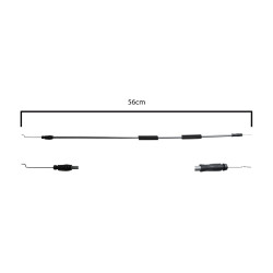 CHICOTE CERRADURA HD HR-V 15-22 56 CM BRA GENERICA Derecho Delantera