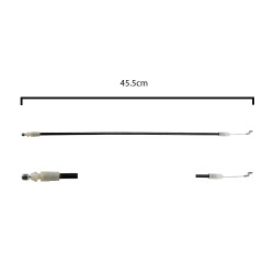 CHICOTE CERRADURA NS MARCH 11-20 45.5CM PARA MANIJA INTERIOR BRA GENERICA Derecho Trasera